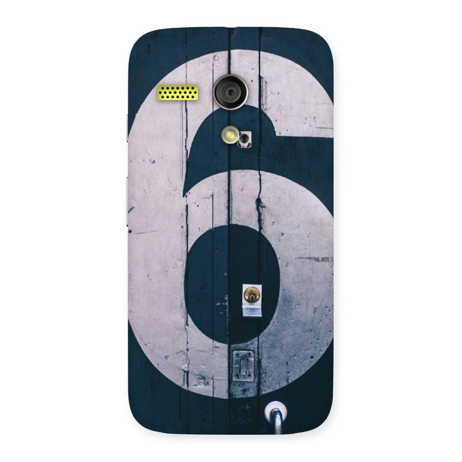Wooden Six Back Case for Moto G