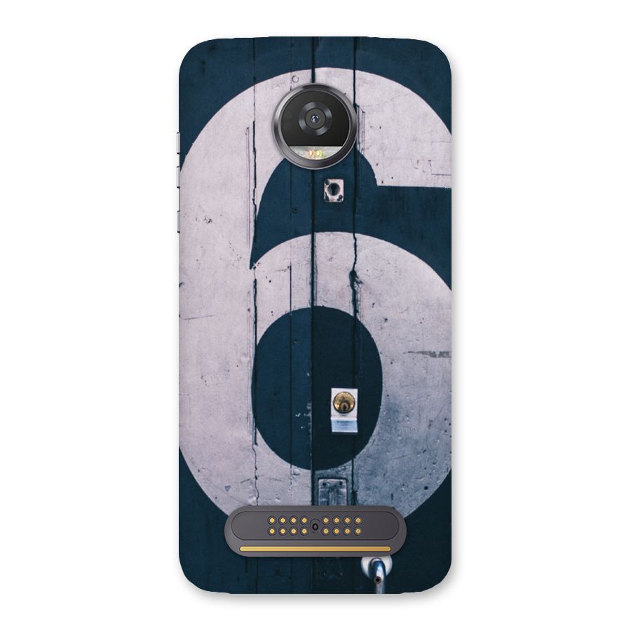 Wooden Six Back Case for Moto Z2 Play