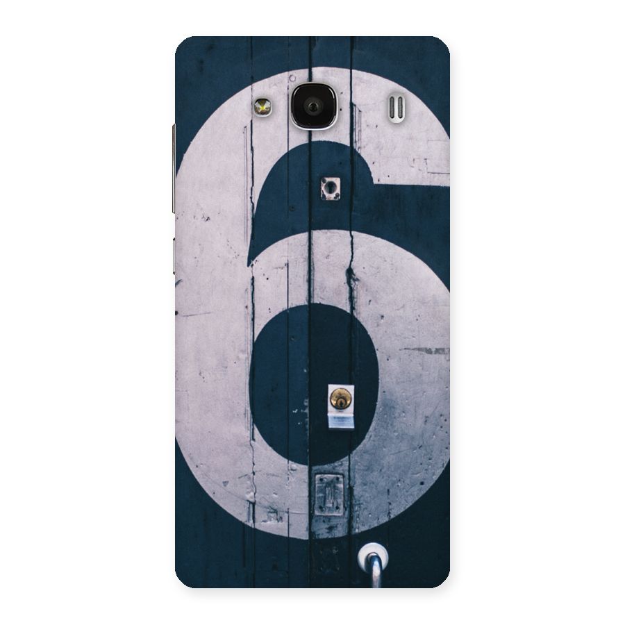 Wooden Six Back Case for Redmi 2