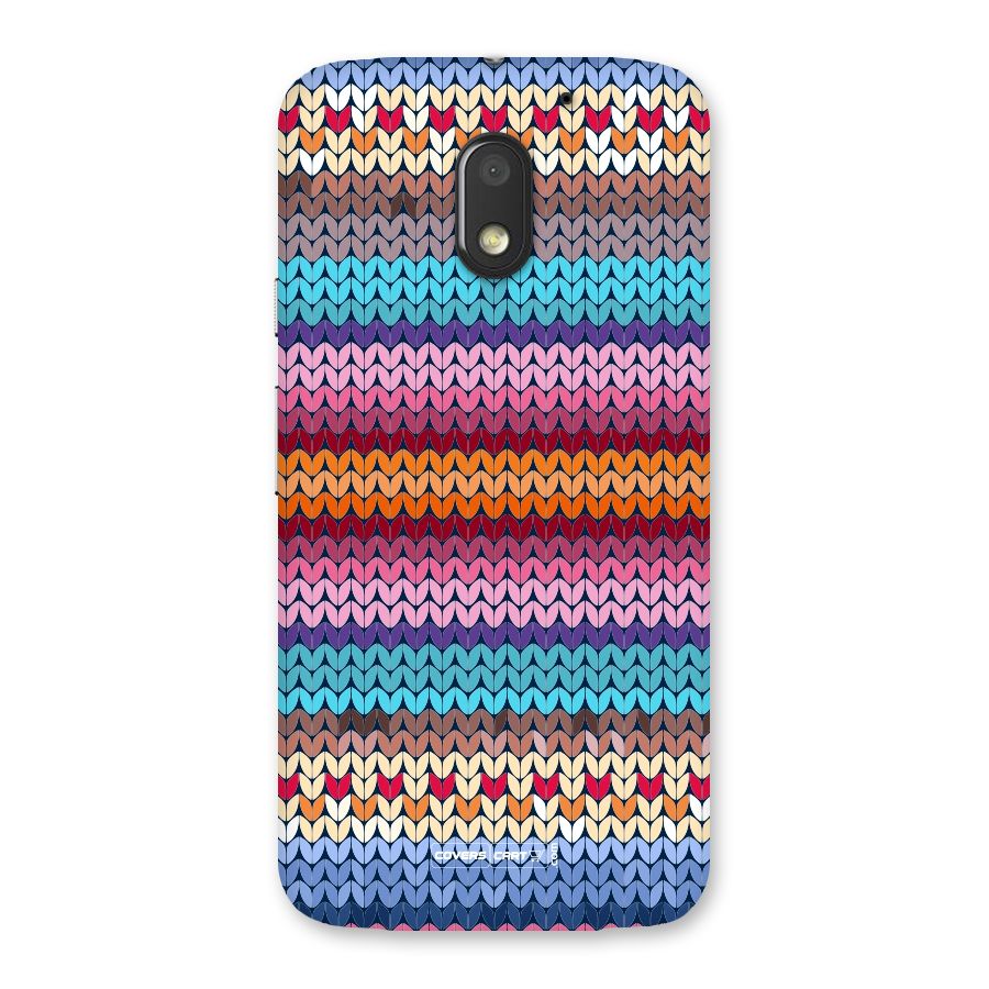 Woolen Back Case for Moto E3 Power