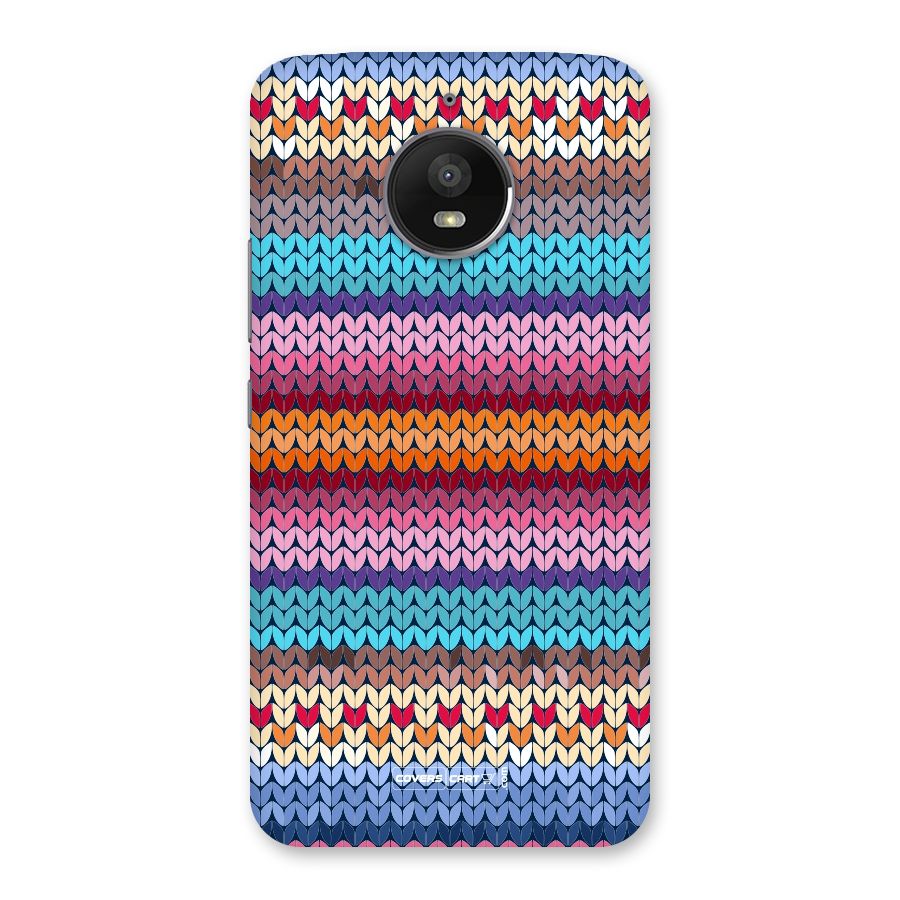 Woolen Back Case for Moto E4 Plus