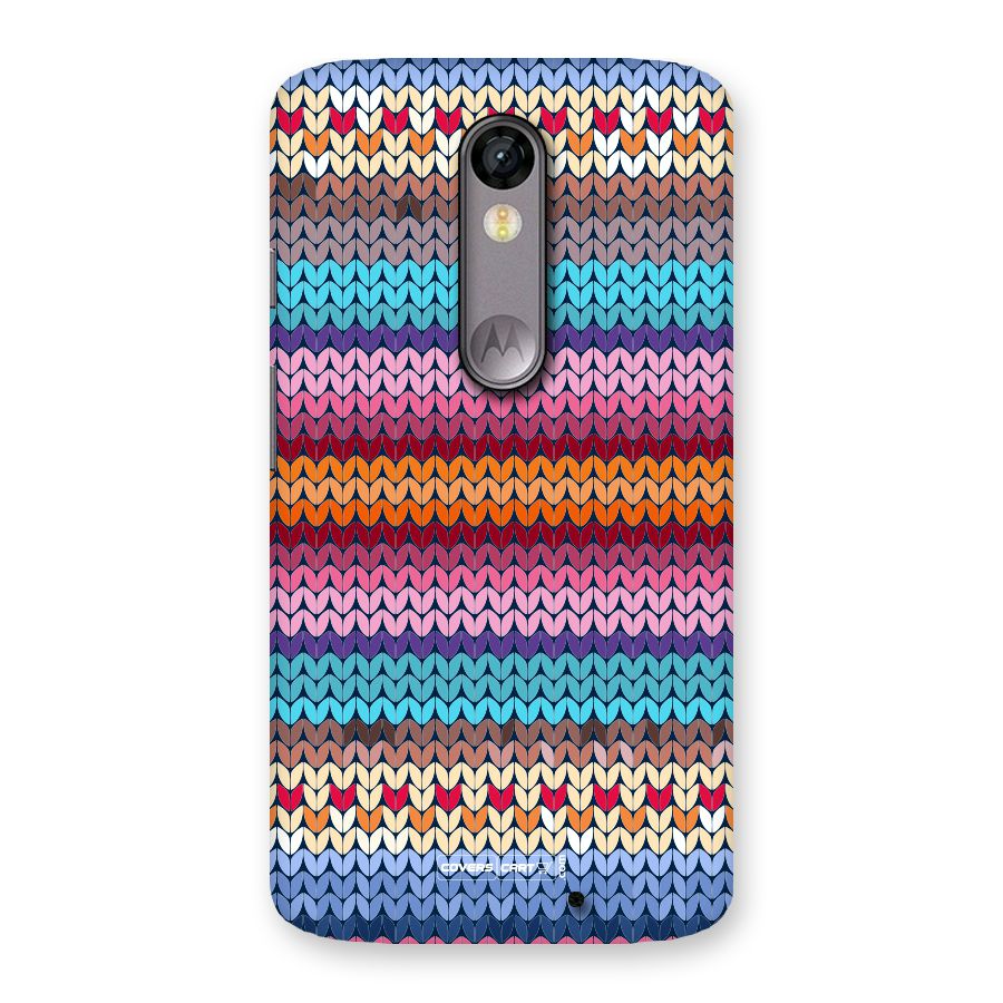 Woolen Back Case for Moto X Force