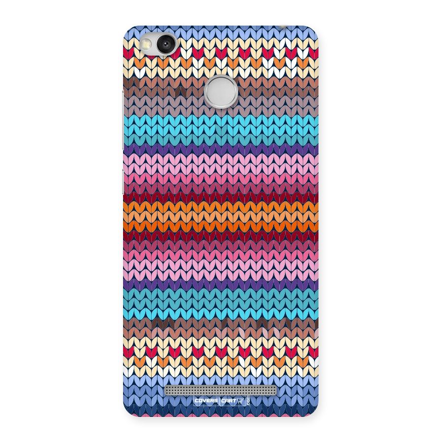 Woolen Back Case for Redmi 3S Prime