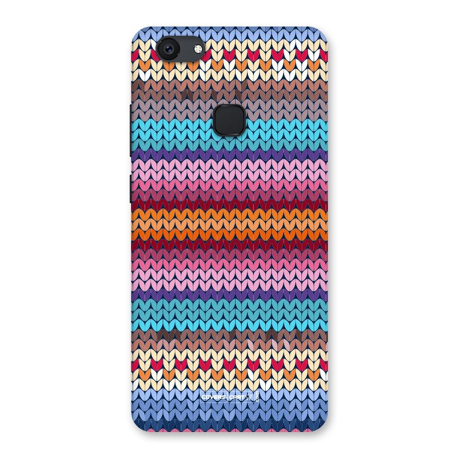 Woolen Back Case for Vivo V7 Plus