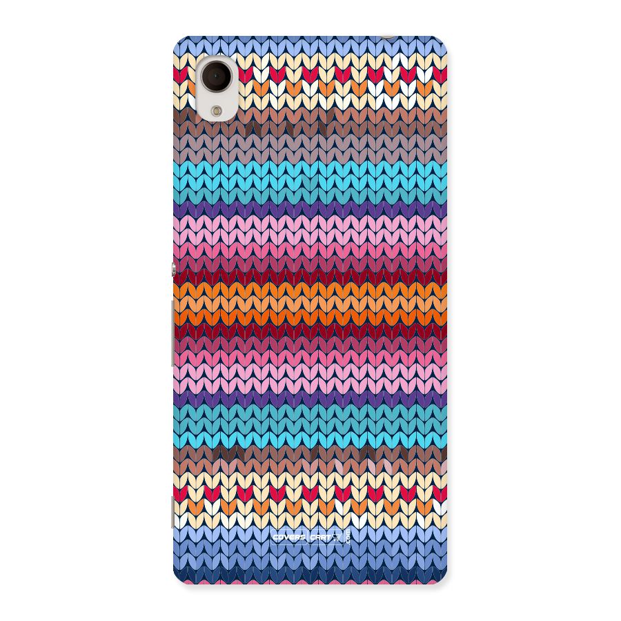 Woolen Back Case for Xperia M4 Aqua