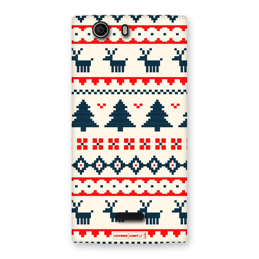 Christmas Design Pattern Back Case for Canvas Nitro 2