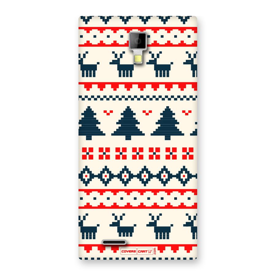 Christmas Design Pattern Back Case for Canvas Xpress