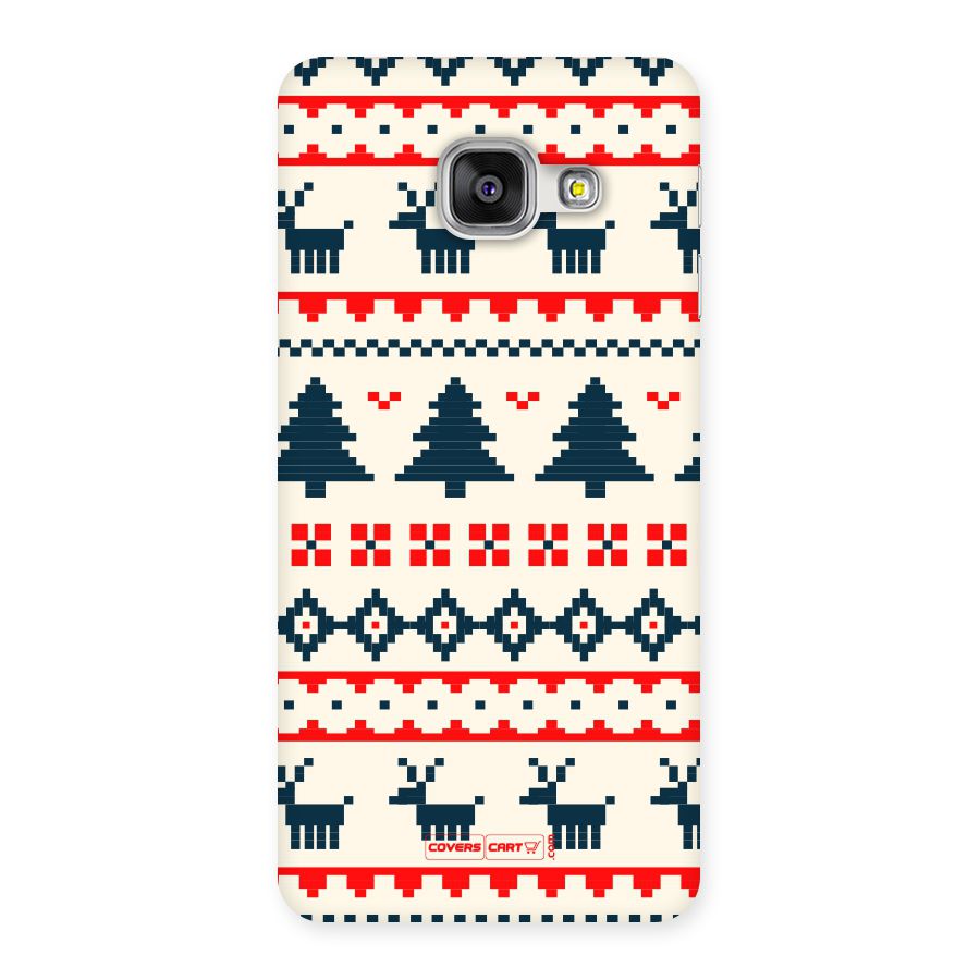 Christmas Design Pattern Back Case for Galaxy A3 2016