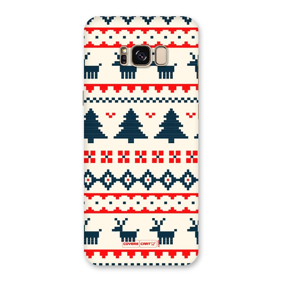 Christmas Design Pattern Back Case for Galaxy S8 Plus