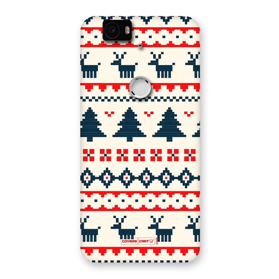 Christmas Design Pattern Back Case for Google Nexus 6P