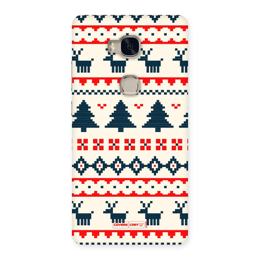 Christmas Design Pattern Back Case for Huawei Honor 5X
