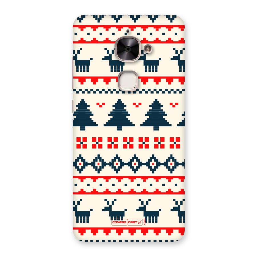 Christmas Design Pattern Back Case for Le 2
