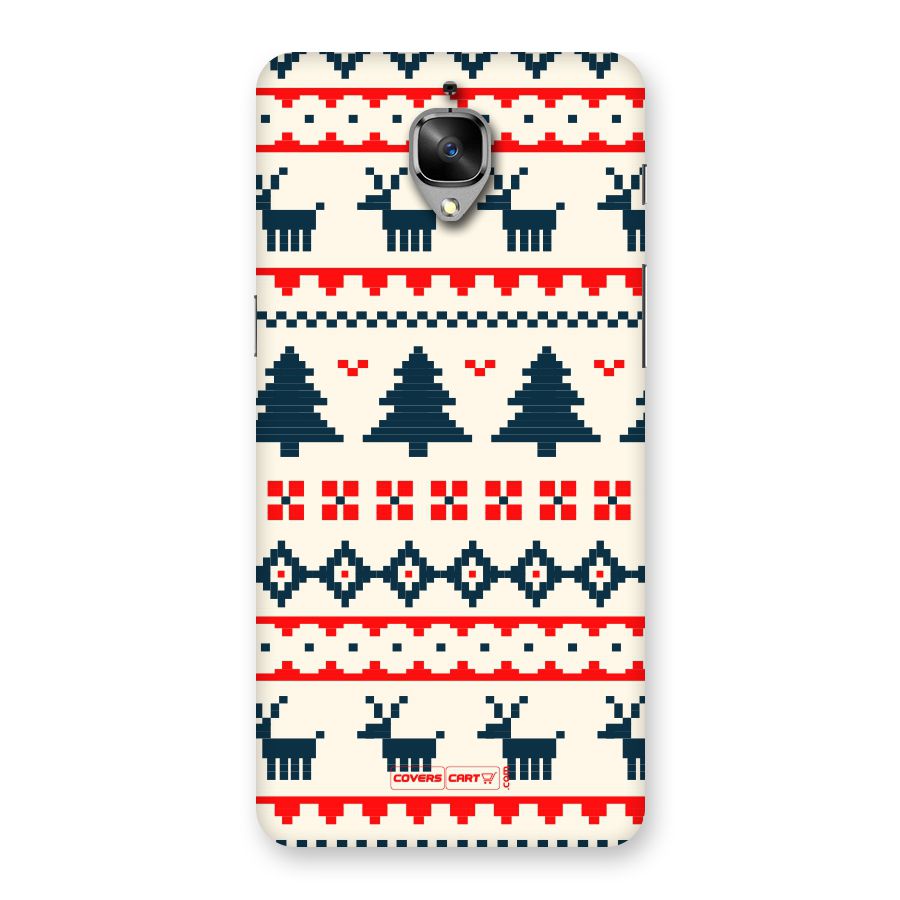Christmas Design Pattern Back Case for OnePlus 3T