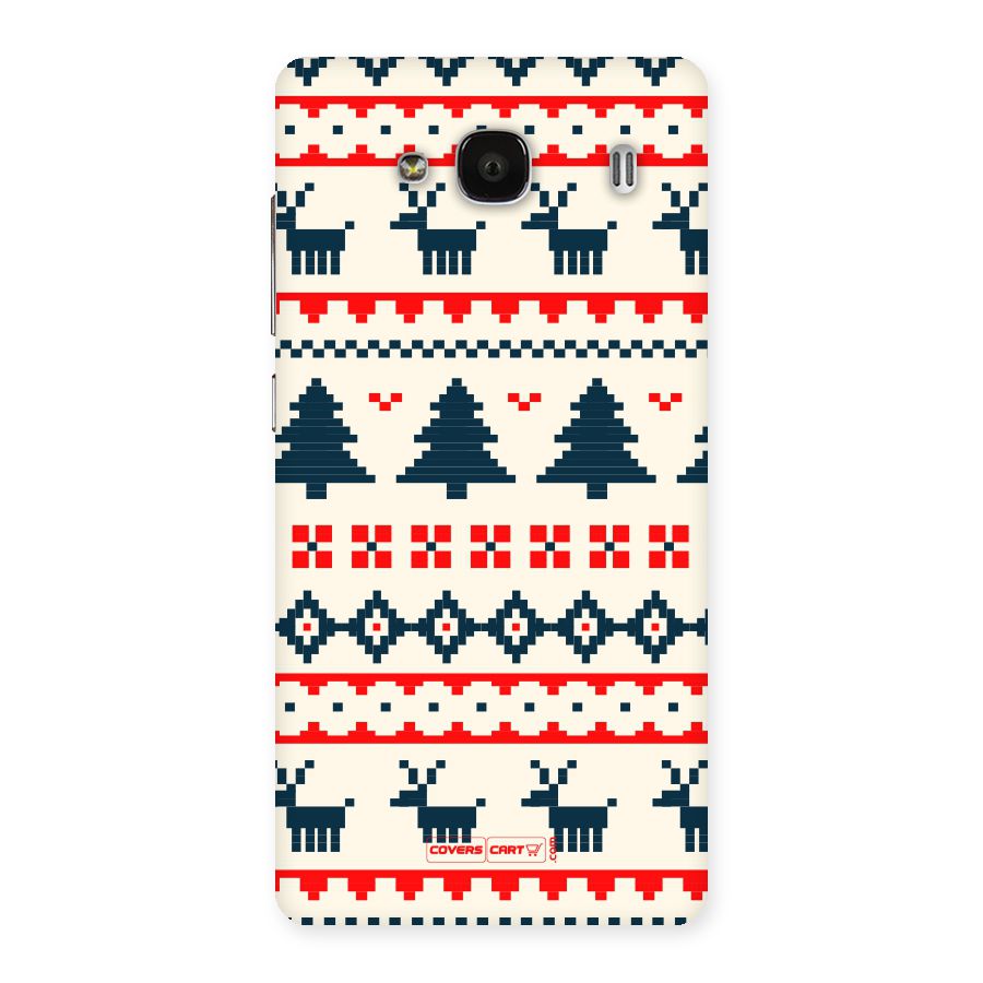 Christmas Design Pattern Back Case for Redmi 2s
