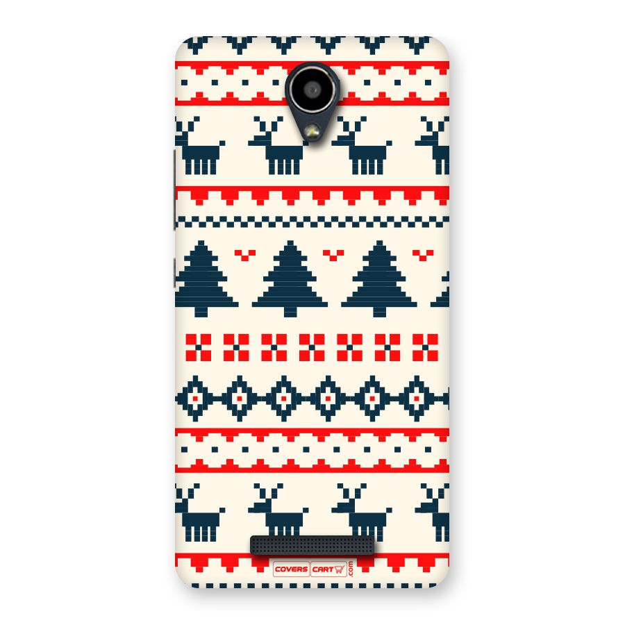 Christmas Design Pattern Back Case for Redmi Note 2