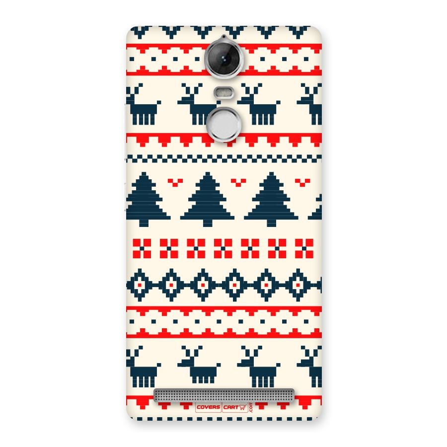Christmas Design Pattern Back Case for Vibe K5 Note