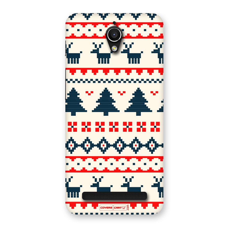 Christmas Design Pattern Back Case for Zenfone Go