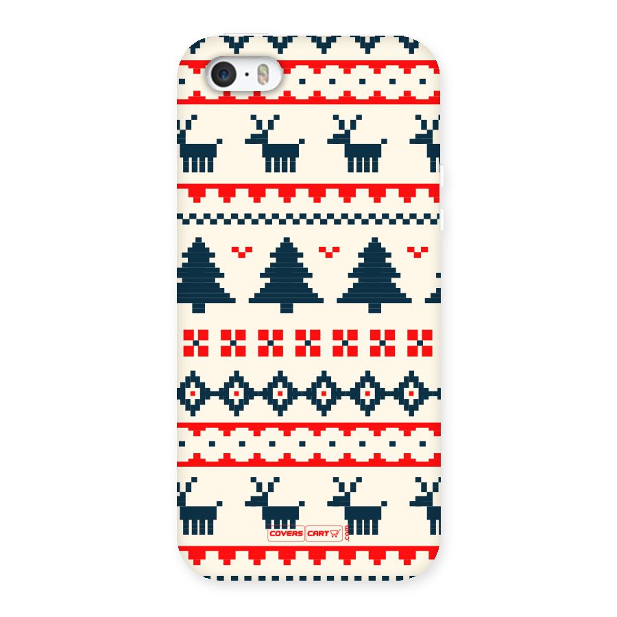 Christmas Design Pattern Back Case for iPhone SE