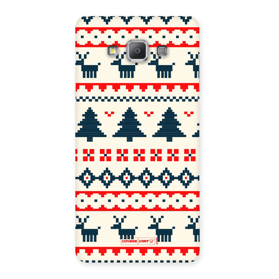 Christmas Design Pattern Back Case for Galaxy A7