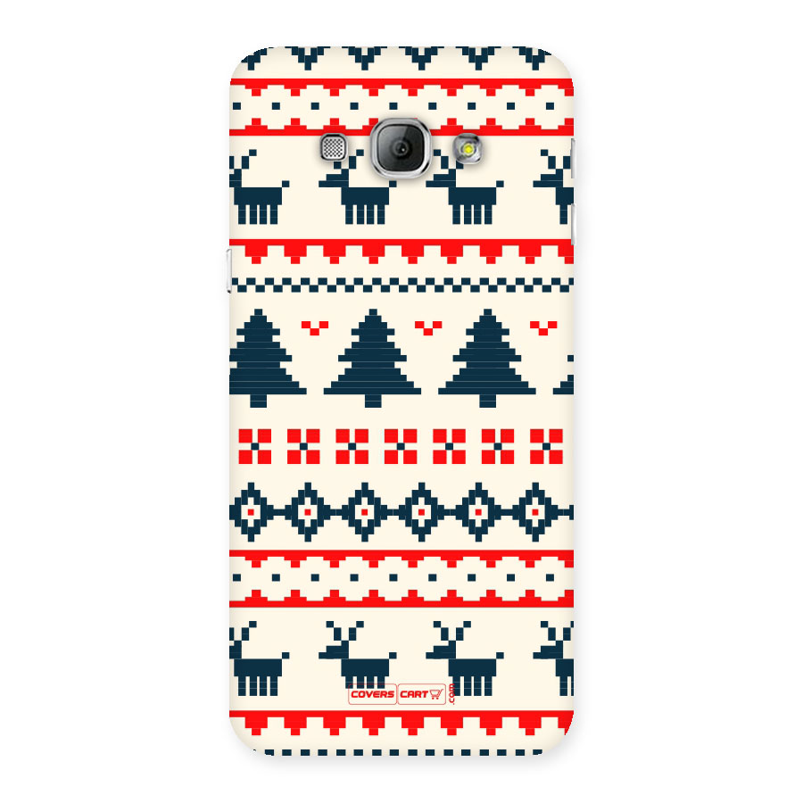 Christmas Design Pattern Back Case for Galaxy A8