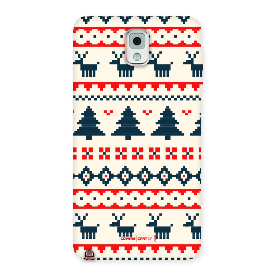 Christmas Design Pattern Back Case for Galaxy Note 3
