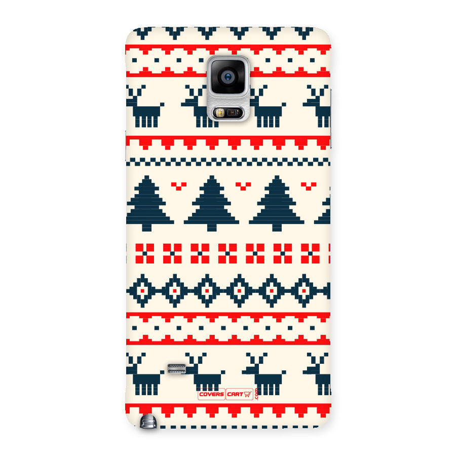 Christmas Design Pattern Back Case for Galaxy Note 4