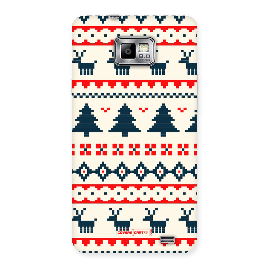 Christmas Design Pattern Back Case for Galaxy S2