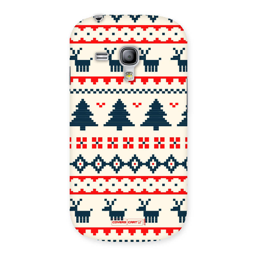 Christmas Design Pattern Back Case for Galaxy S3 Mini
