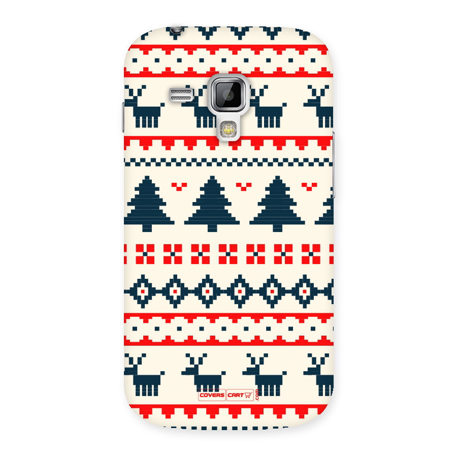 Christmas Design Pattern Back Case for Galaxy S Duos