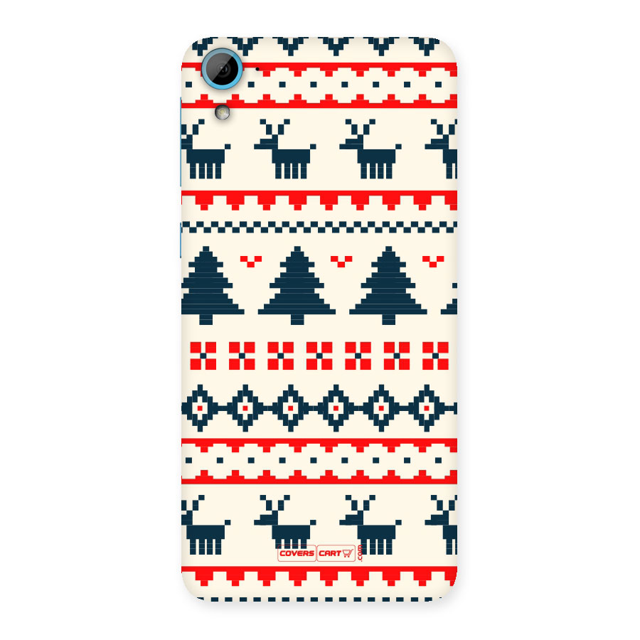 Christmas Design Pattern Back Case for HTC Desire 826