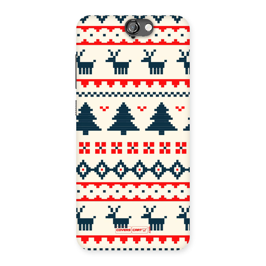 Christmas Design Pattern Back Case for HTC One A9