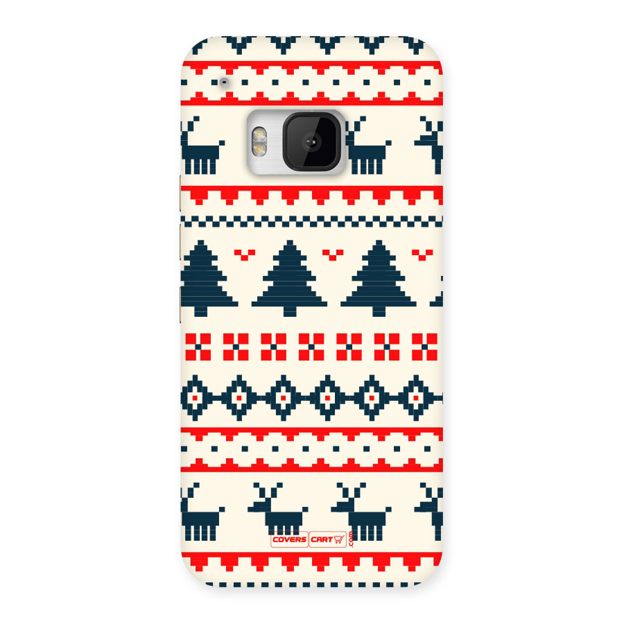 Christmas Design Pattern Back Case for HTC One M9