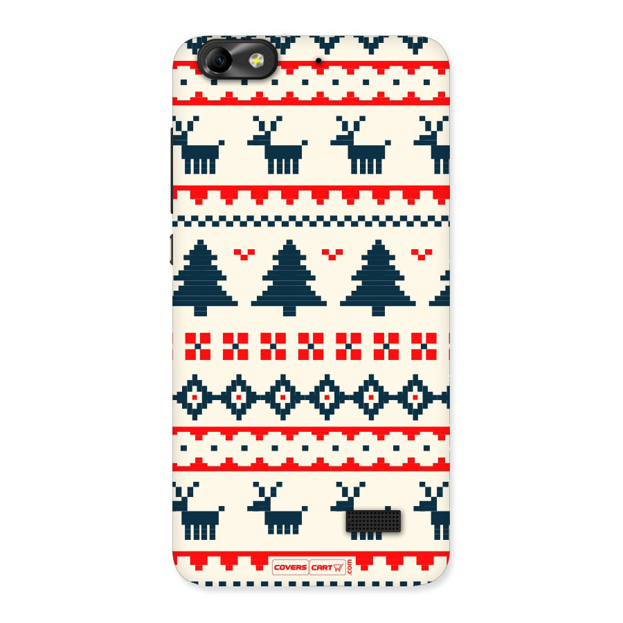 Christmas Design Pattern Back Case for Honor 4C