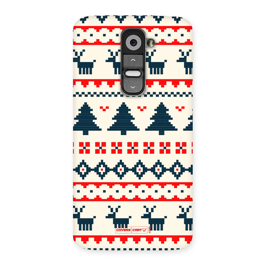 Christmas Design Pattern Back Case for LG G2