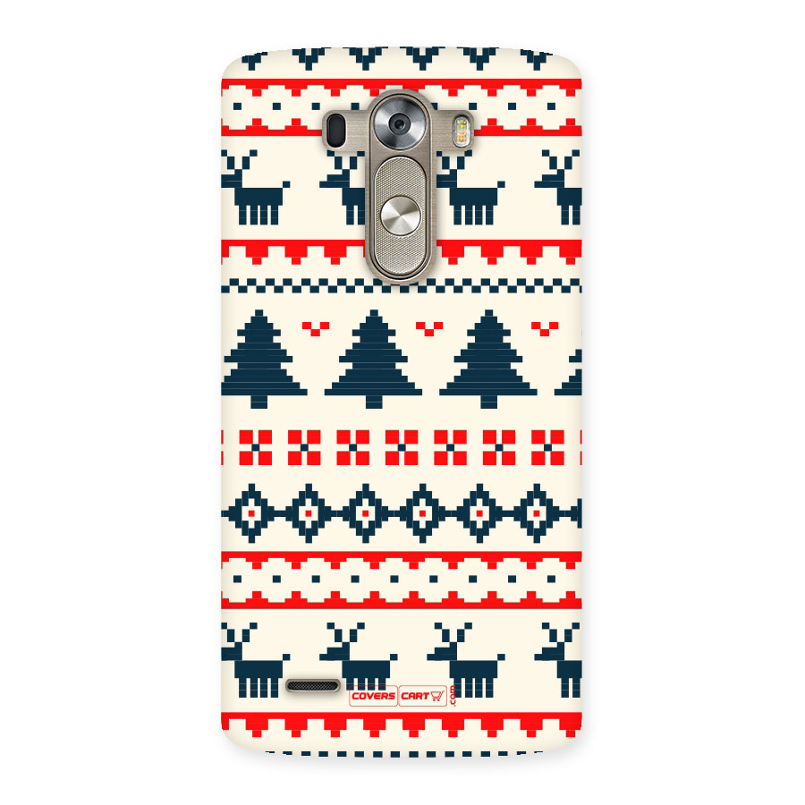 Christmas Design Pattern Back Case for LG G3