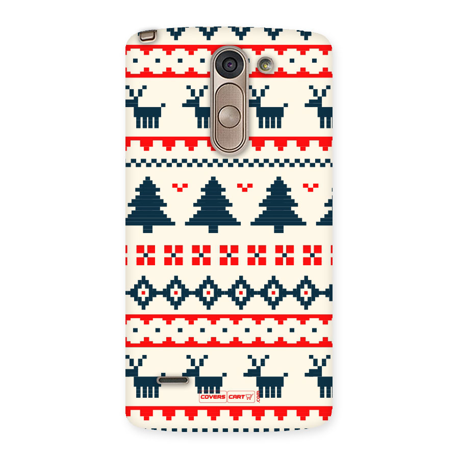 Christmas Design Pattern Back Case for LG G3 Stylus