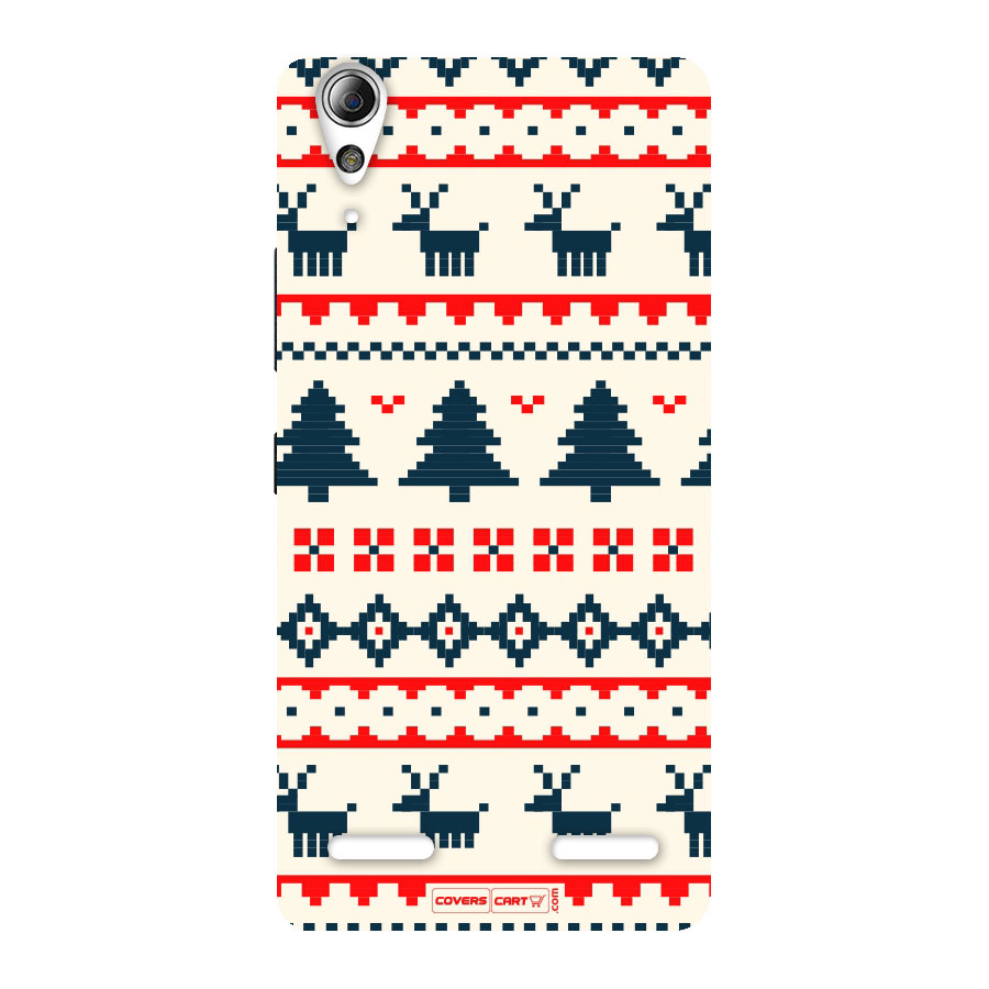 Christmas Design Pattern Back Case for Lenovo A6000