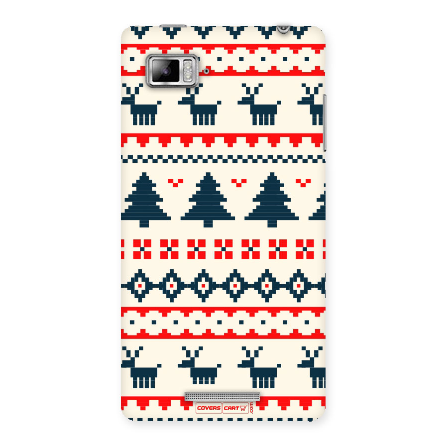 Christmas Design Pattern Back Case for Lenovo Vibe Z K910