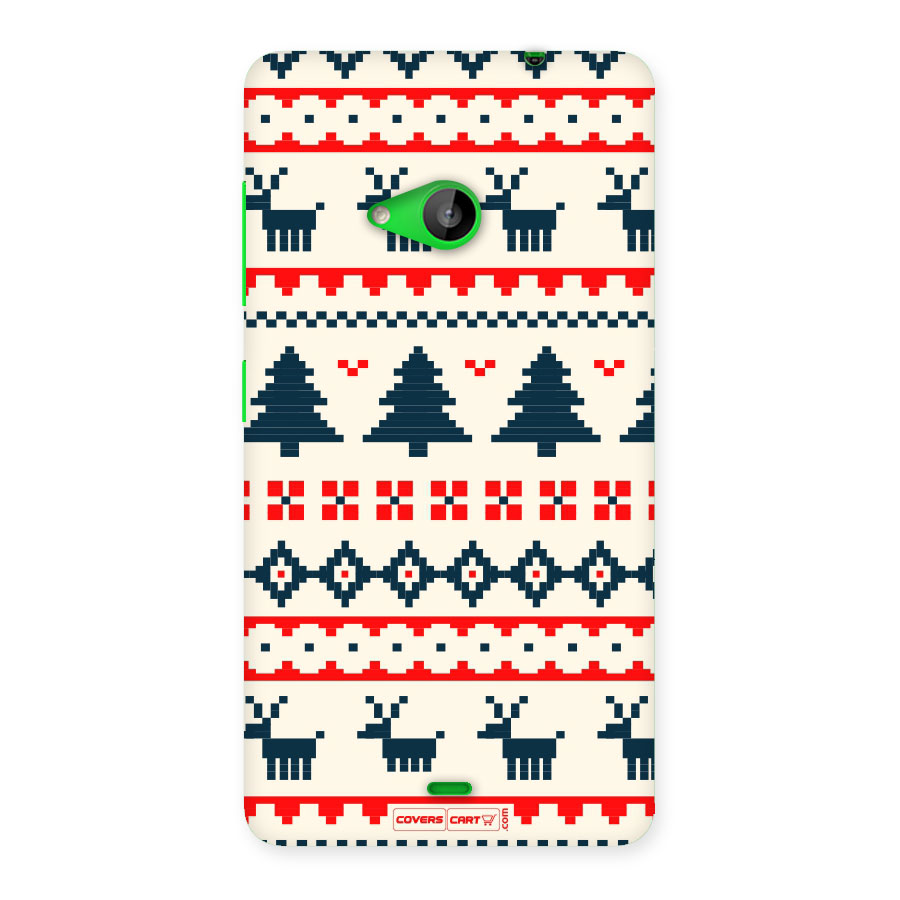 Christmas Design Pattern Back Case for Lumia 535