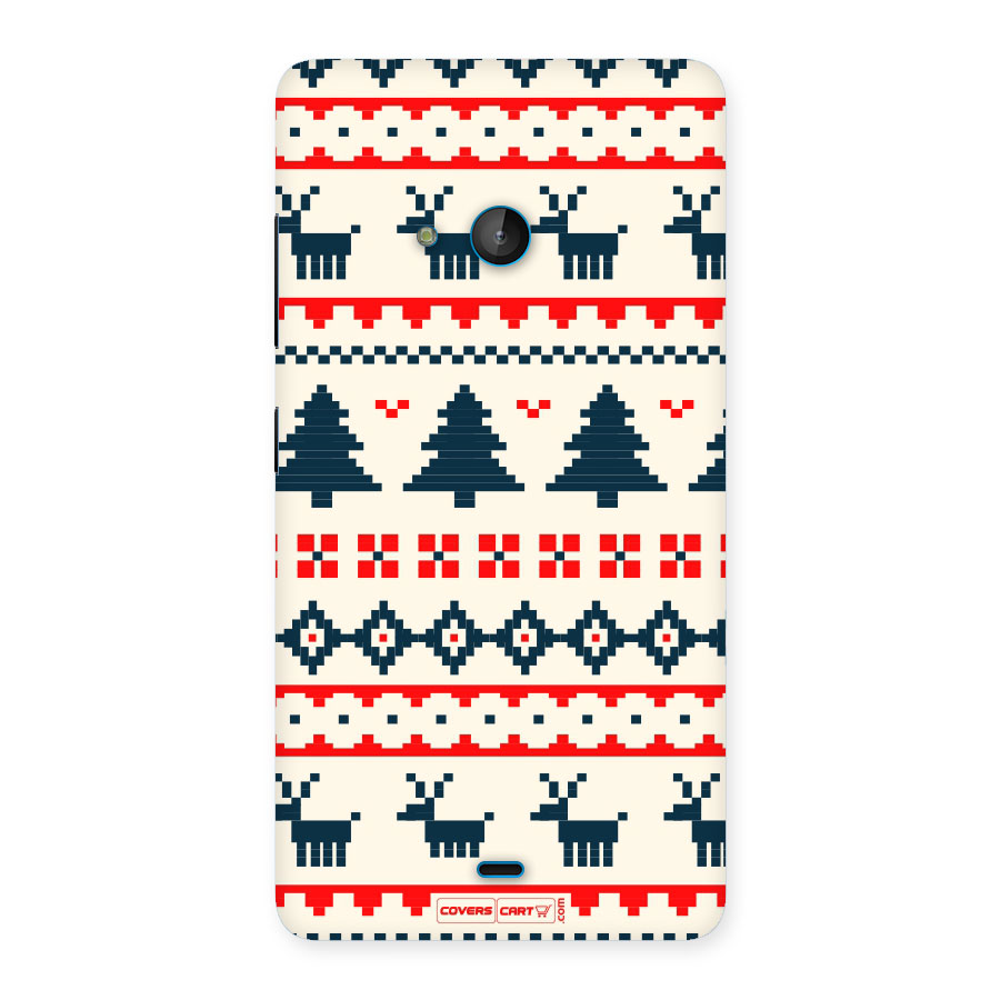 Christmas Design Pattern Back Case for Lumia 540