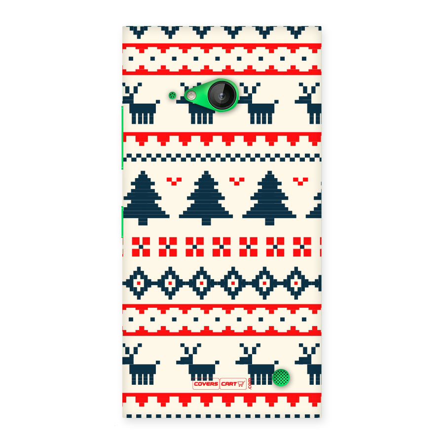 Christmas Design Pattern Back Case for Lumia 730