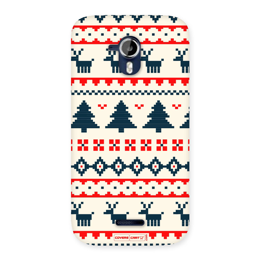 Christmas Design Pattern Back Case for Micromax Canvas Magnus A117
