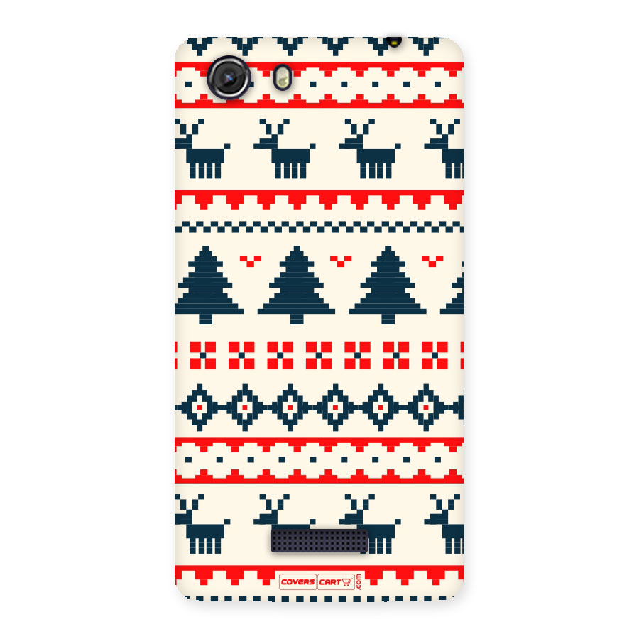 Christmas Design Pattern Back Case for Micromax Unite 3