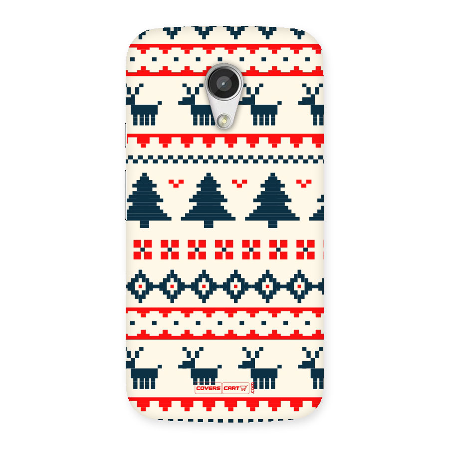 Christmas Design Pattern Back Case for Moto G 2nd Gen