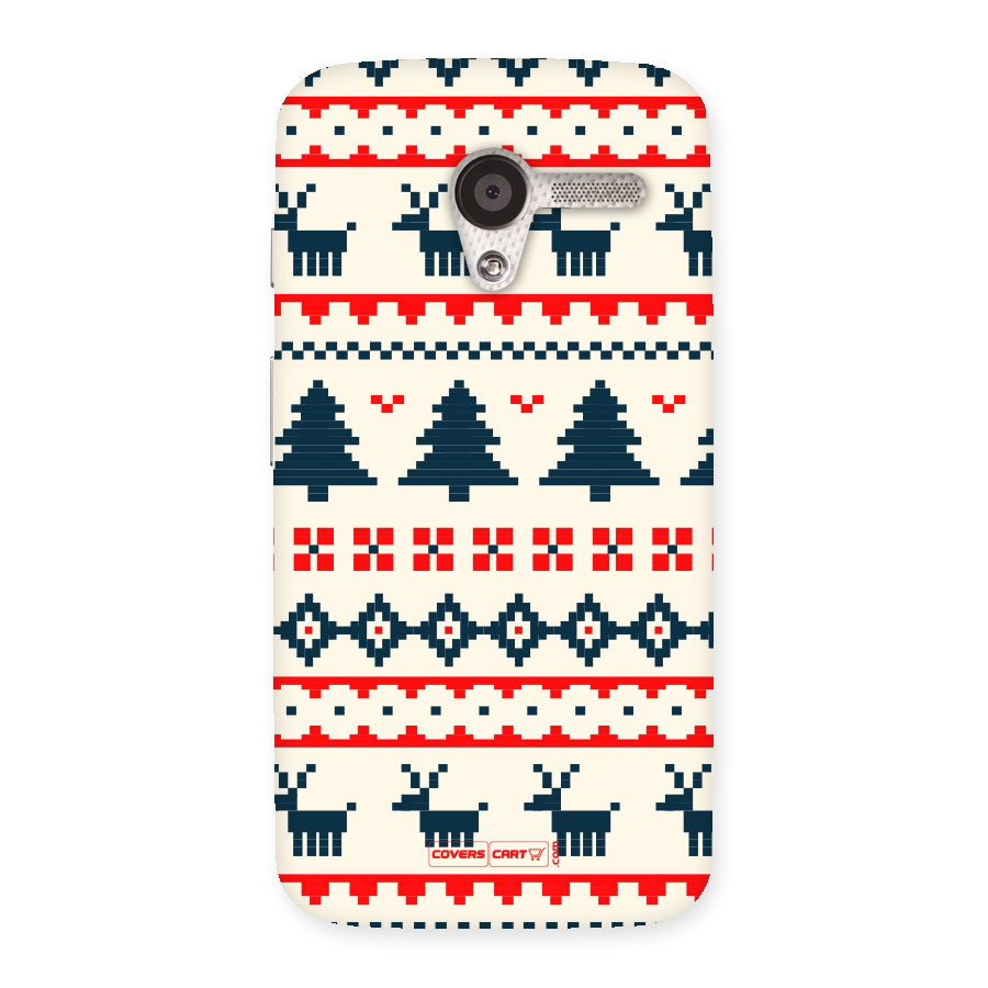 Christmas Design Pattern Back Case for Moto X