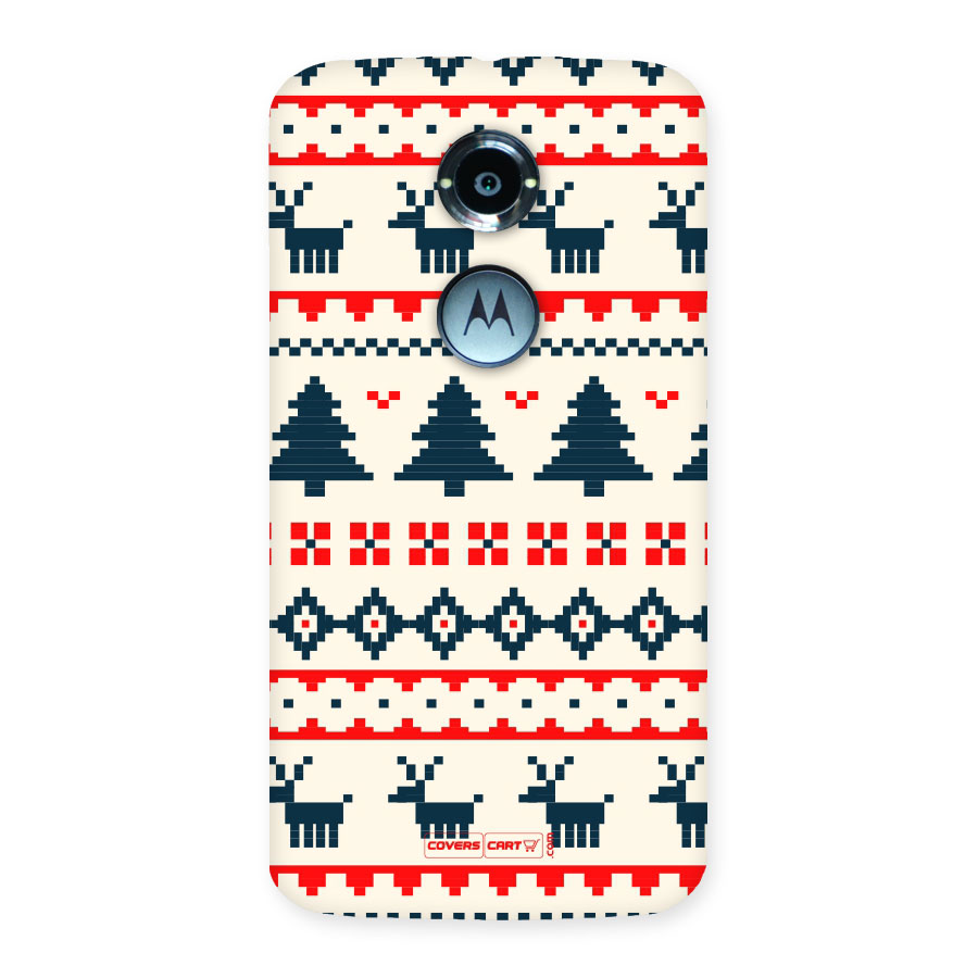 Christmas Design Pattern Back Case for Moto X 2nd Gen