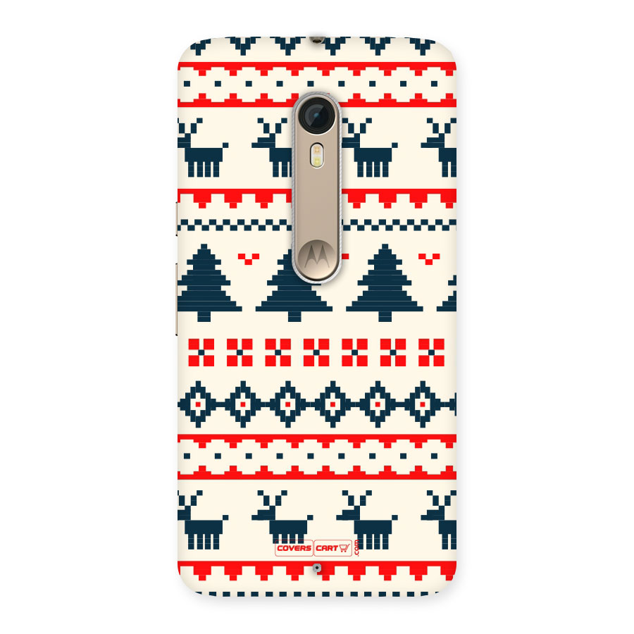 Christmas Design Pattern Back Case for Moto X Style