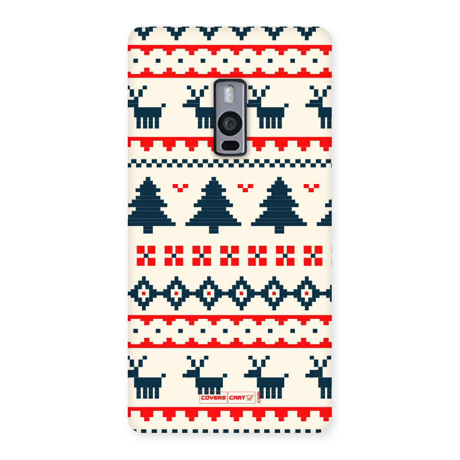 Christmas Design Pattern Back Case for Oneplus Two