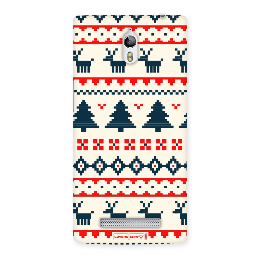 Christmas Design Pattern Back Case for Oppo Find 7