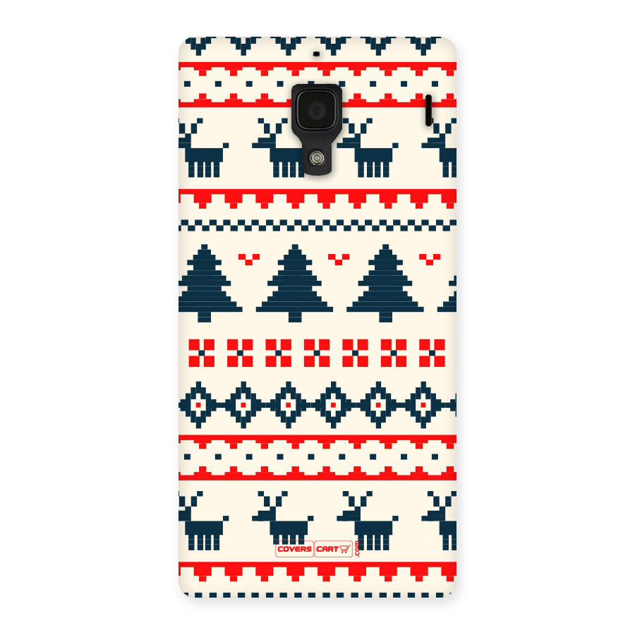 Christmas Design Pattern Back Case for Redmi 1S
